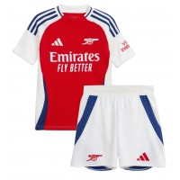 Arsenal Ben White #4 Heimtrikotsatz Kinder 2024-25 Kurzarm (+ Kurze Hosen)